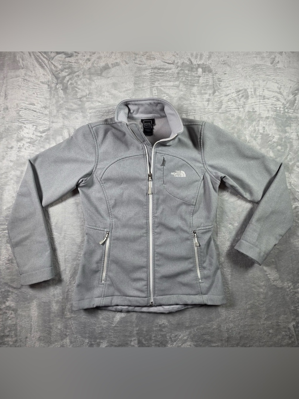 The North Face Apex Bionic WindWall Softshell Jacket Women's Small Gray S/P